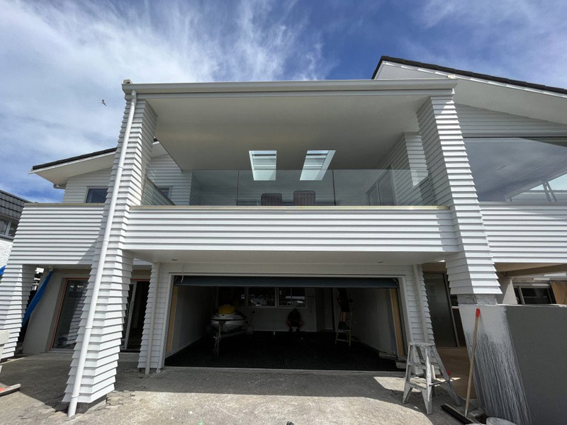 Deck and roof extension project