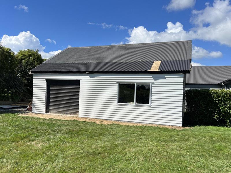 Shed extension project